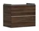 Hansgrohe-HG-Xelu-Q-Waschtischunterschrank-Nussbaum-Dunkel-780-475-mit-2-Schubkaesten-fuer-Waschtisch-Mattweiss-54030700 gallery number 1